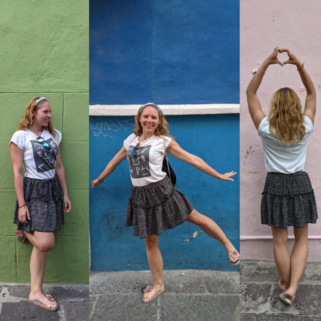 Schönes Puebla: Fotosession vor den bunten Wänden