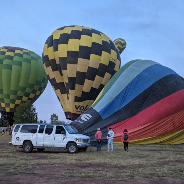 Ballonfahrt in Mexiko