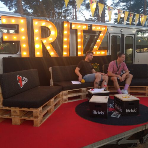 Fritzbus auf dem Helene Beach Festival