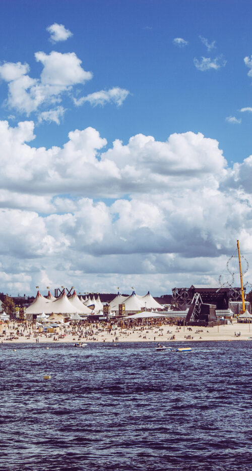 Sonne Mond Sterne-Festival Strand